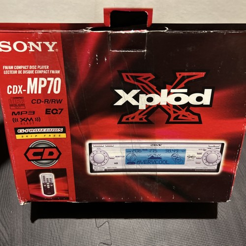 Sony cdx mp70 single din - din, car