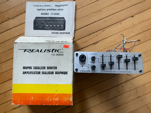 Realistic graphic equalizer - realistic,