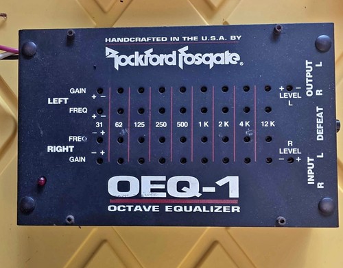 Rockford fosgate old - rockford, school
